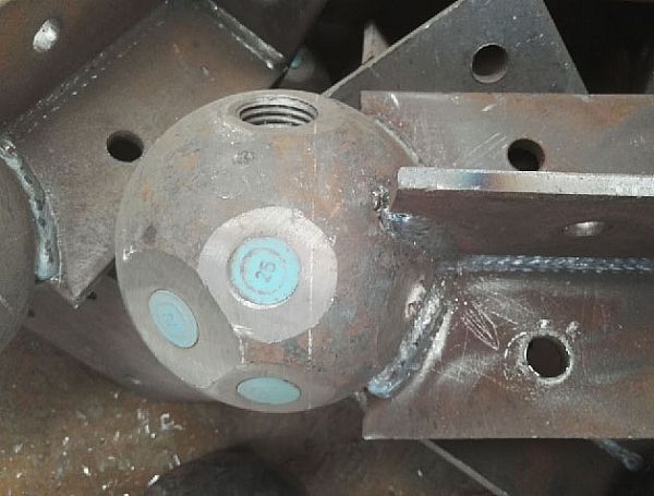 乌兰察布螺栓球球塞，网架配件